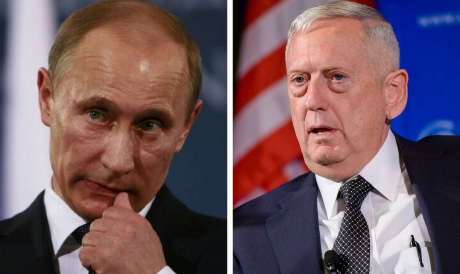 Mattis Rebuffs Putin, Says Russia Must ‘Prove Itself’