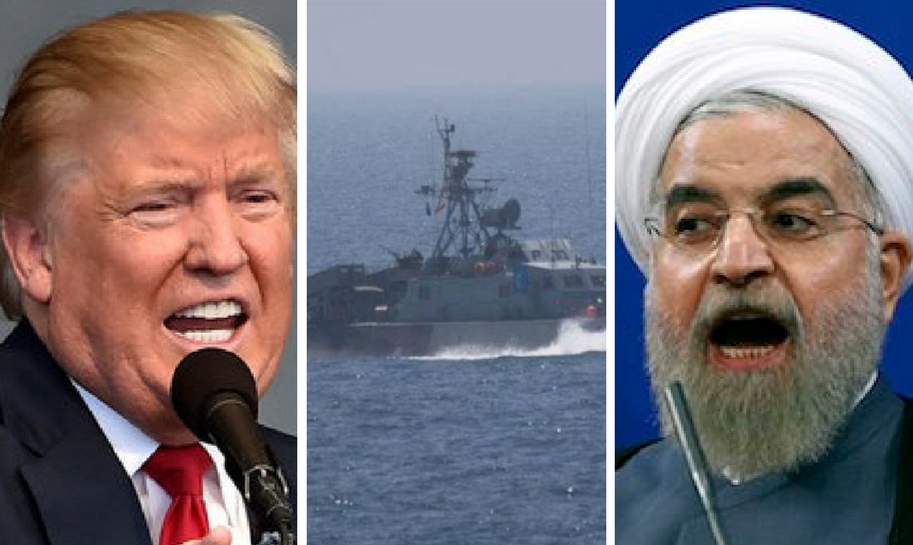 Iranian Guard Ship Provokes U.S. Destroyer In The Persian Gulf